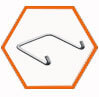 Stainless Steel 304 U Refractory Anchors